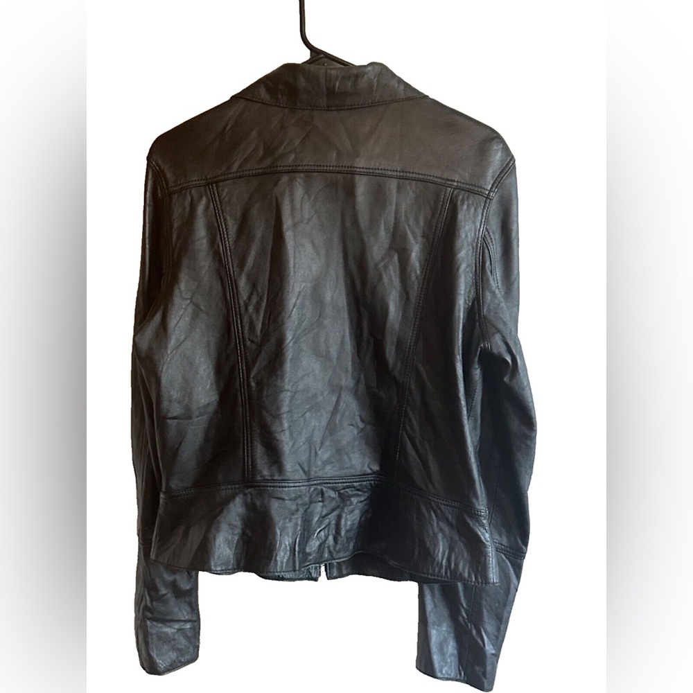 JohnPaulRichard Classic Black Leather Jacket - Picture 3 of 5